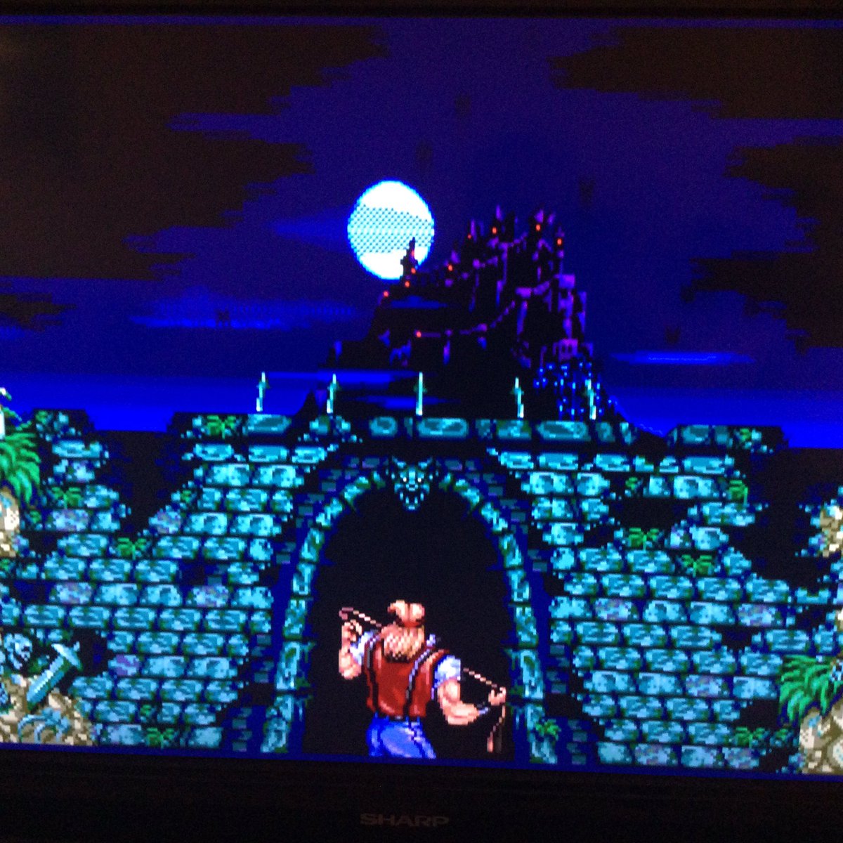 gordoslair's tweet photo. Picked up a $5 reproduction cart of Castlevania Bloodlines (1994) at a flea market. Never played it. Great music, fun game play. #Sega #16bitgaming #SegaGenesis https://t.co/My84ckxtEJ
