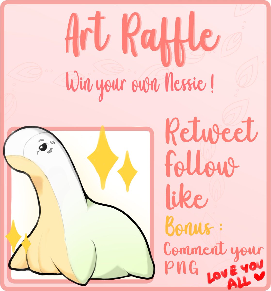 AmasaChan's tweet photo. ART RAFFLE [400 FOLLOWERS ON TWITCH] !

To participate :

Follow me (New followers welcome!)
Like this post
Retweet
Bonus : Comment your png or Oc ! 

1 winner + One more winners each 100 likes ! 
End the 1st August 

Gooood luck everybody and thanks

#Raffle #Artraffle #Giveaway https://t.co/d7uTGh1cww