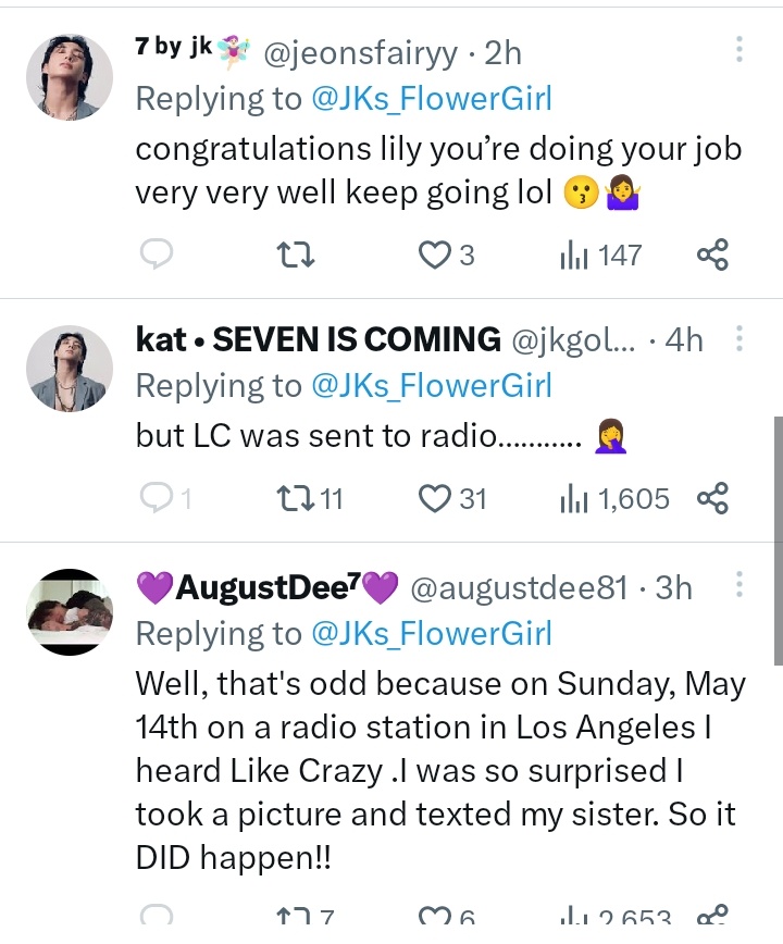The way op is just ignoring the fact that the pjm pointed out they're MUTUALS with vile jm antis who literally call him animal names, trended hate hts against him and their army friends in the reply are like "slay 🔥 show those solo losers" my God??? 😭😭😭 Fck armys actually