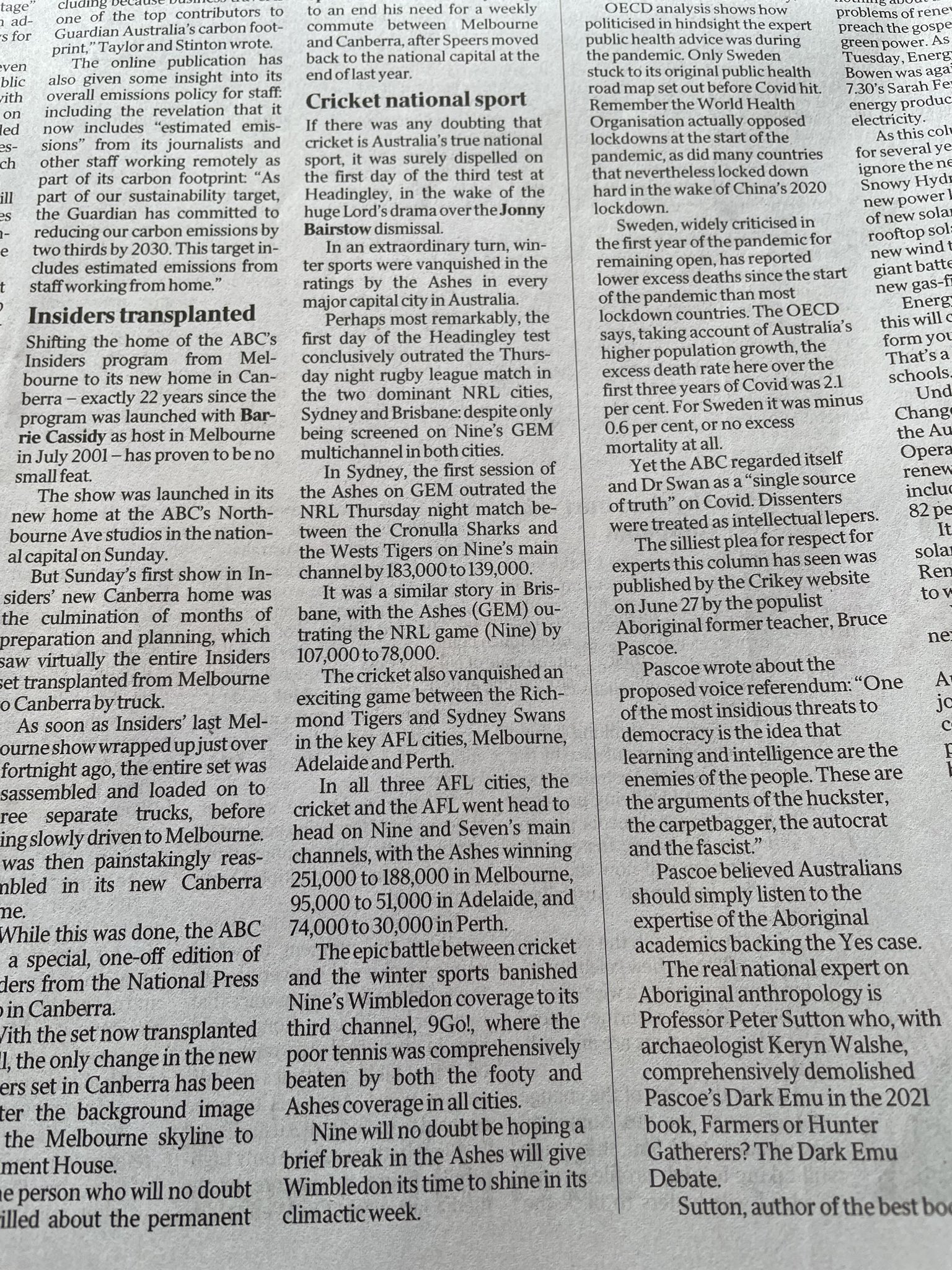 Stephen Mayne on Twitter "Amazed that The OZ Media gossip section