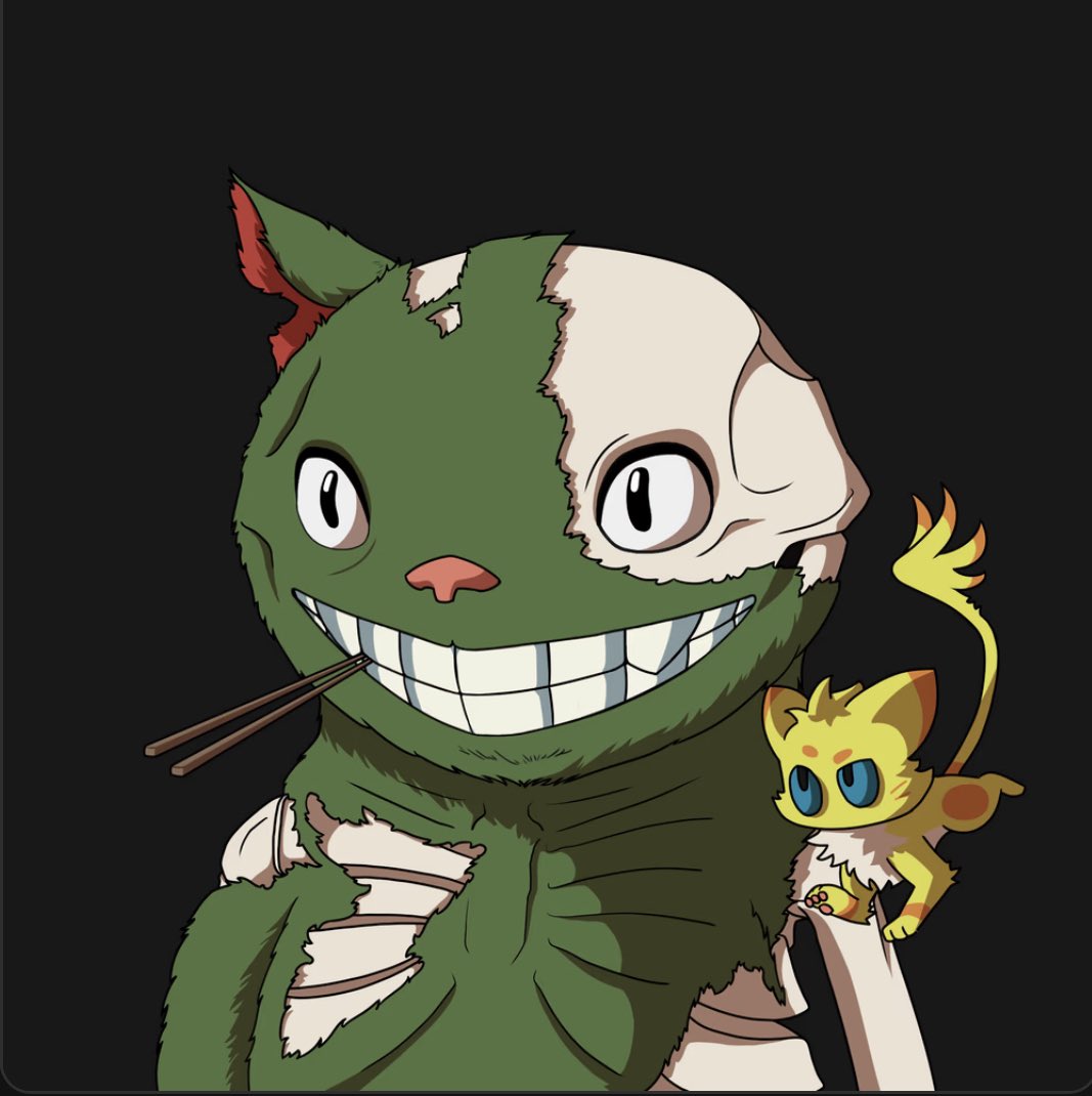 KingJACeth's tweet image. Before we migrate, let me grab one more, just one more …. Aiyoh @DomoKitaro … i did it😂🤣😆 @KitaroNFT #companions #pikapika