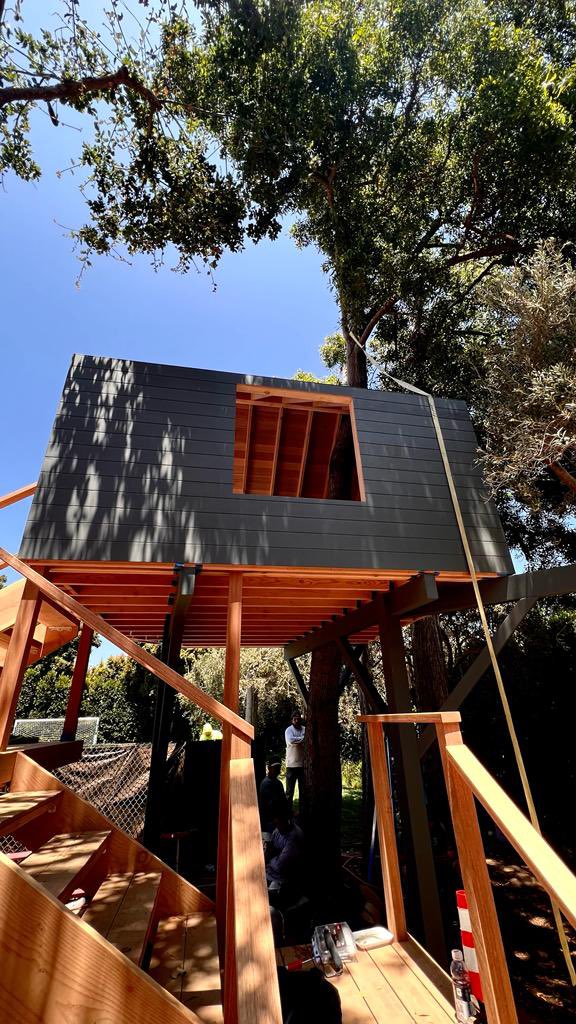 Tree house is coming along nicely