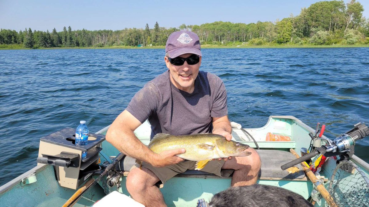 gustoffur's tweet image. 6lb Walleye this weekend. #Saskatchewan #LittleShell #Walleye