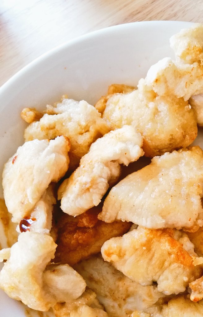 生活リズムがん狂いで
何飯かわからんけど

胸肉揚げたやつ https://t.co/ckB9k5DSOT