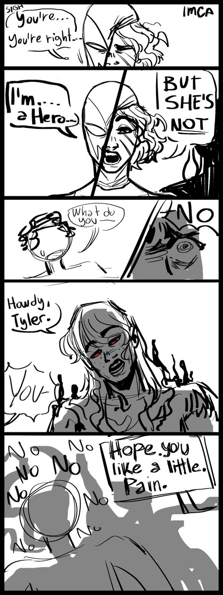 Tanukiii_pyon15's tweet photo. Watch me sketch out all the ideas i have for the spiderman au before i start with commissions again ✍️✍️✍️✍️
#wenclair #wednesday #wednesdaynetflix #SpiderVerse https://t.co/FekiDoenl2