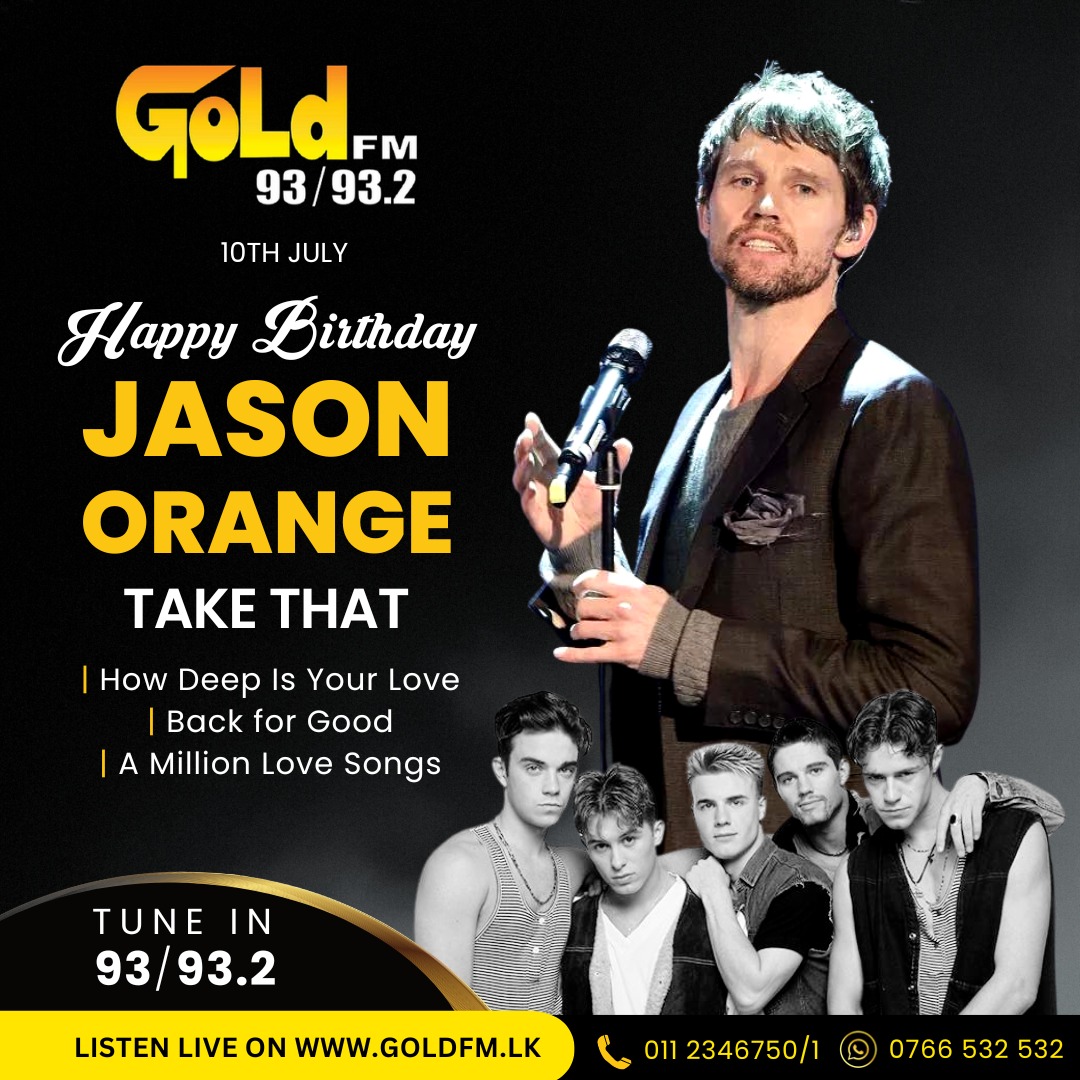 HAPPY BIRTHDAY TO JASON ORANGE TUNE IN 93 / 93.2 Island wide    