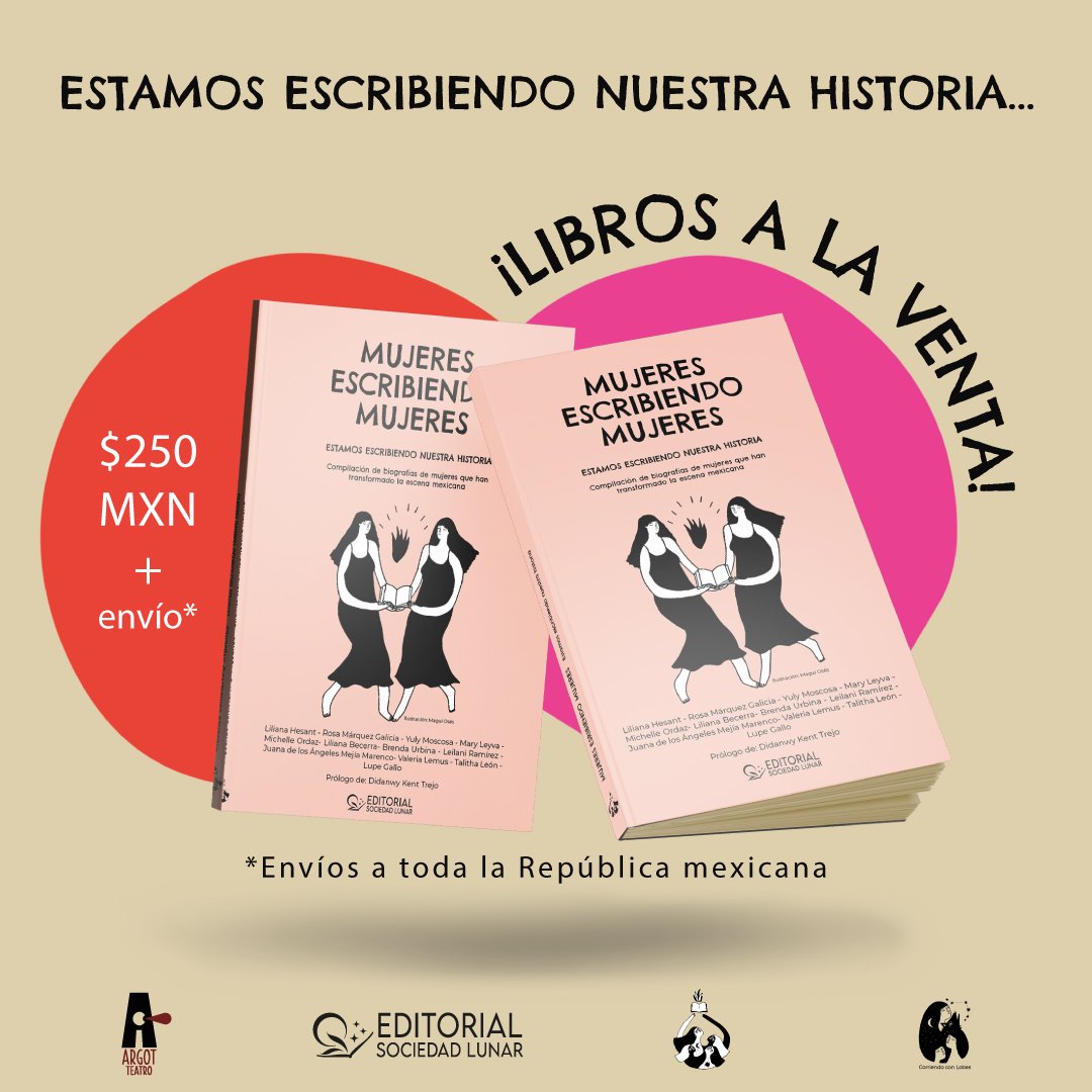 RedMedeas's tweet photo. ¡COMPAS tenemos a la venta los libros Mujeres Escribiendo Mujeres! 💜📚🫶 Con una retribución económica consciente de $250.00 MX + envío.
Estaremos realizando los envíos todos los viernes a toda la República Mexicana.
¡No te quedes sin el tuyo! 💜🔥📚

#LatimosJuntas https://t.co/NxiYfhP9Re