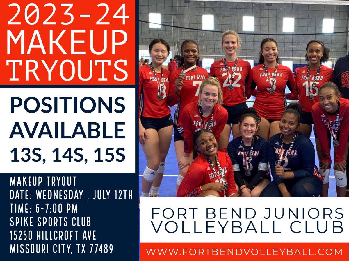 Recruit Fortbend VB tweet media