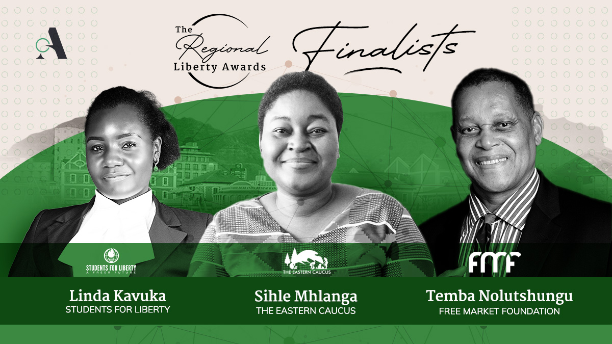 Let's celebrate our 2023 Africa Liberty Award finalists! Congratulations to The Eastern Caucus, Students for Liberty, and Free Market Foundation for their excellent work. Who will be the winner? Join us in Cape Town or keep an eye on our social channels to be the first to know!