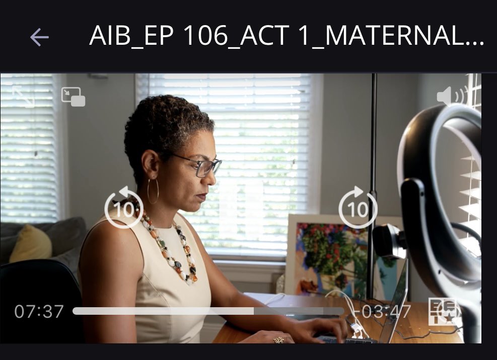 Grateful that @BET was open to advocacy in addition to entertainment for the last episode of #AmericaInBlack Tune in to hear @VP and me join one of the too many grieving families discussing Black #maternalhealth We can and must be better @joinmahmee app.cimediacloud.com/r/ATRrn8tjVdbp