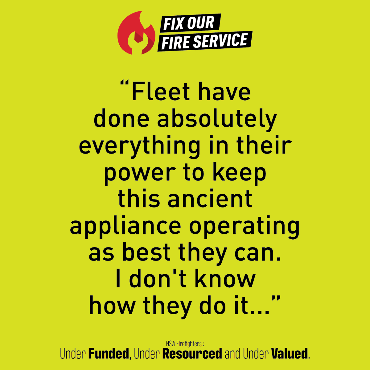 fbeu's tweet photo. Our fleet team performs magic on a daily basis to keep our old appliances running.
But even their expertise is stretched to the limit to coax life out of appliances that should be in a museum, not in working fire stations.
It's time to #FixOurFireService
@paulbaxterfrnsw https://t.co/e8Vy3SAVn4