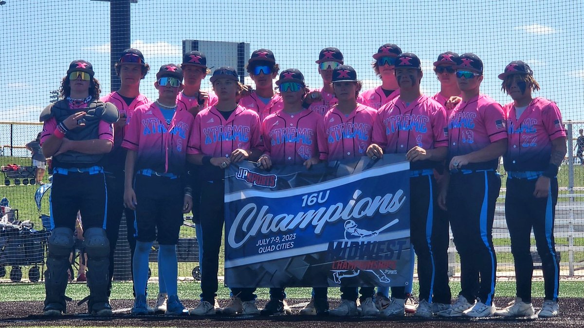 Xtreme Baseball (High School - 14U thru 18U) (@xtremehsbsbl) on Twitter photo Xtreme 16U (Vest) moved to 24-3-1 on the year and won their 6th tournament in 7 tries on Sunday at the <a href="/PlayJPSports/">JP Sports</a> Midwest Championships.
Leaders...
'26 <a href="/IamAnthony_H/">Anthony Harrington</a> 1.942 OPS, 3 2B, HR, 7 RBI, 6 R / 0.2 IP, 2 K
'24 <a href="/dawson_fenton/">Dawson Fenton</a> 1.569 OPS, 2B, 4 RBI, 6 R / 3 IP, 0 ER
'25 Xtreme 16U (Vest) moved to 24-3-1 on the year and won their 6th tournament in 7 tries on Sunday at the <a href="/PlayJPSports/">JP Sports</a> Midwest Championships.
Leaders...
'26 <a href="/IamAnthony_H/">Anthony Harrington</a> 1.942 OPS, 3 2B, HR, 7 RBI, 6 R / 0.2 IP, 2 K
'24 <a href="/dawson_fenton/">Dawson Fenton</a> 1.569 OPS, 2B, 4 RBI, 6 R / 3 IP, 0 ER
'25