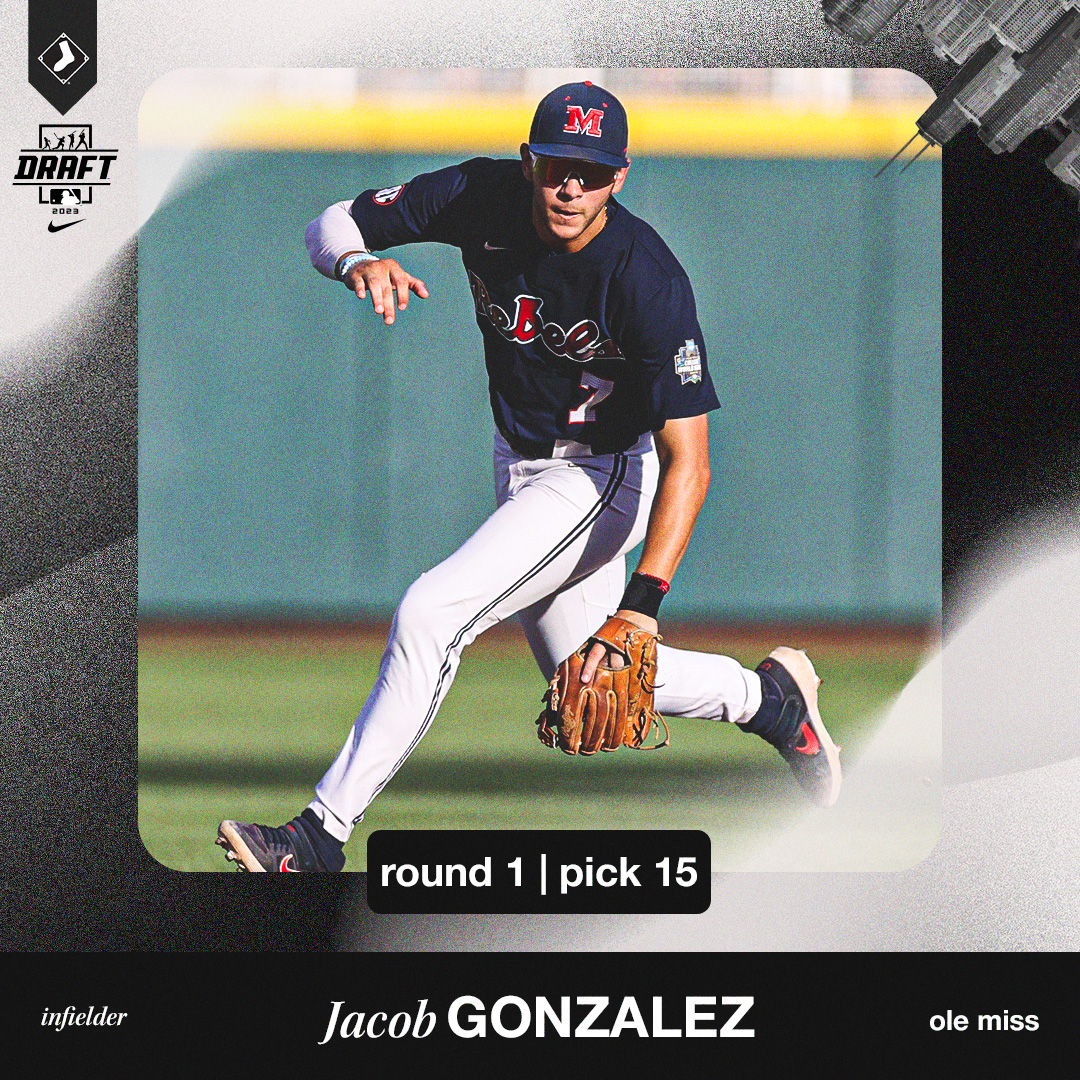 White Sox take shortstop Jacob Gonzalez with team's first pick in 2023 MLB  Draft