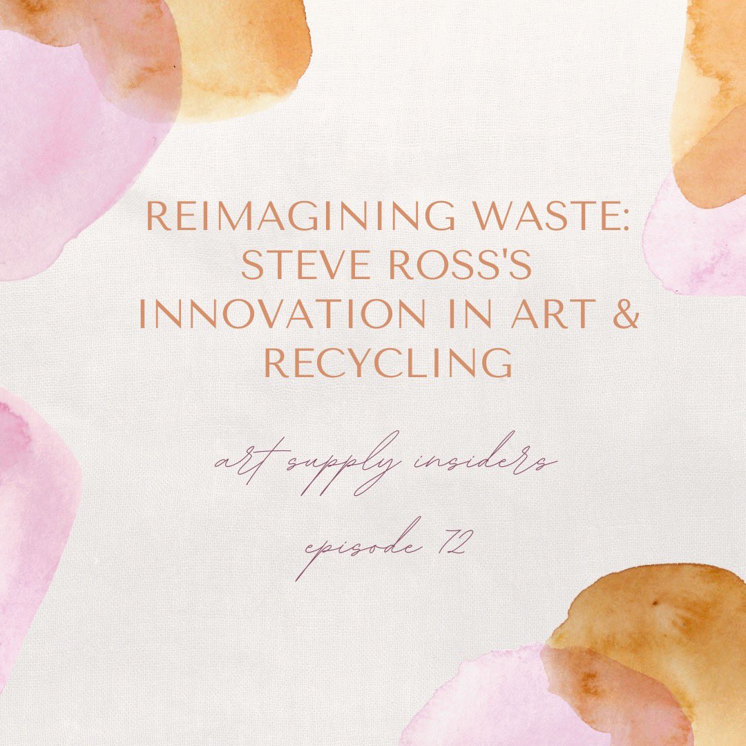 ArtInsiders's tweet photo. Listen to our newest podcast episode! We dive into how Steve Ross creates masterpieces from discarded material. You won’t want to miss it! 

#artpodcast #artrecycle https://t.co/xClGtjD8Q5