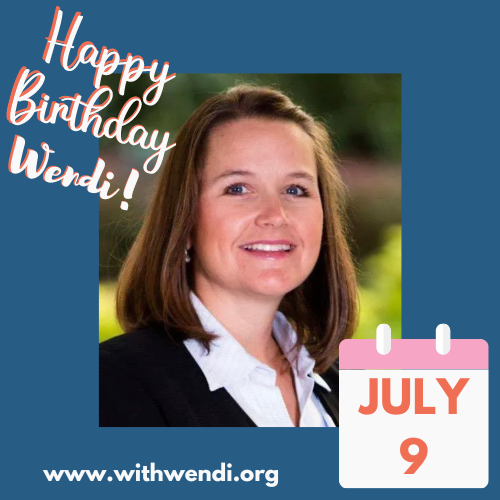 A very Happy Birthday to the memory of our Foundation's dear friend and inspiration, Wendi Atwood Rogers. Please consider making a tax-deductible gift to our Foundation in honor of her life and legacy. To donate, please visit withwendi.org . #connectedwecreatechange