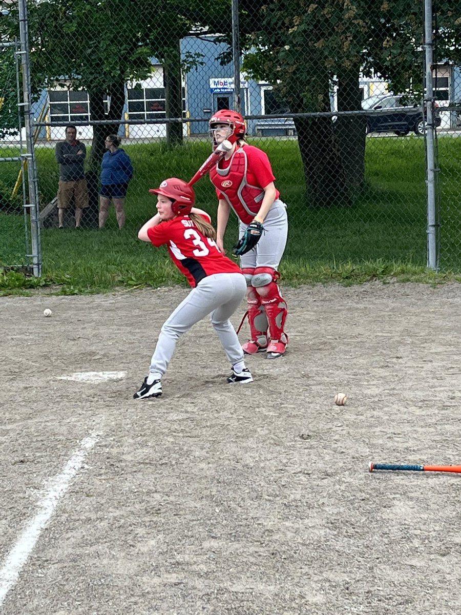 Our girls were honing their skills tonight to get ready for the Mike Buist tournament this weekend. <a href="/baseballstjohns/">Baseball St. John's</a> #U14ACaps #GirlsBaseballRules