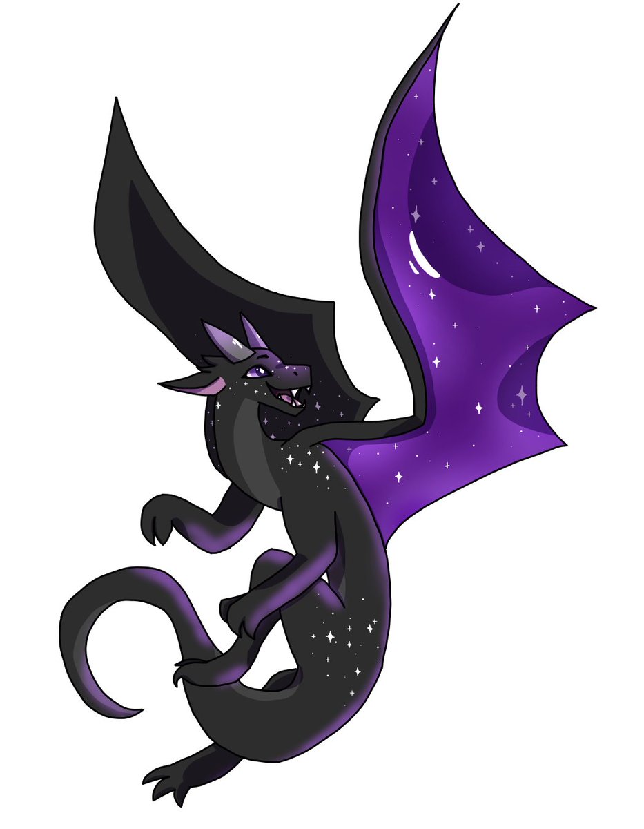v1oletclouds's tweet photo. two dragons i drew for artfight!!!!
#artfight2023 #dragons 

character credit:
@marslowellart , GalaxyTheDragonshifter https://t.co/uCv05p1313
