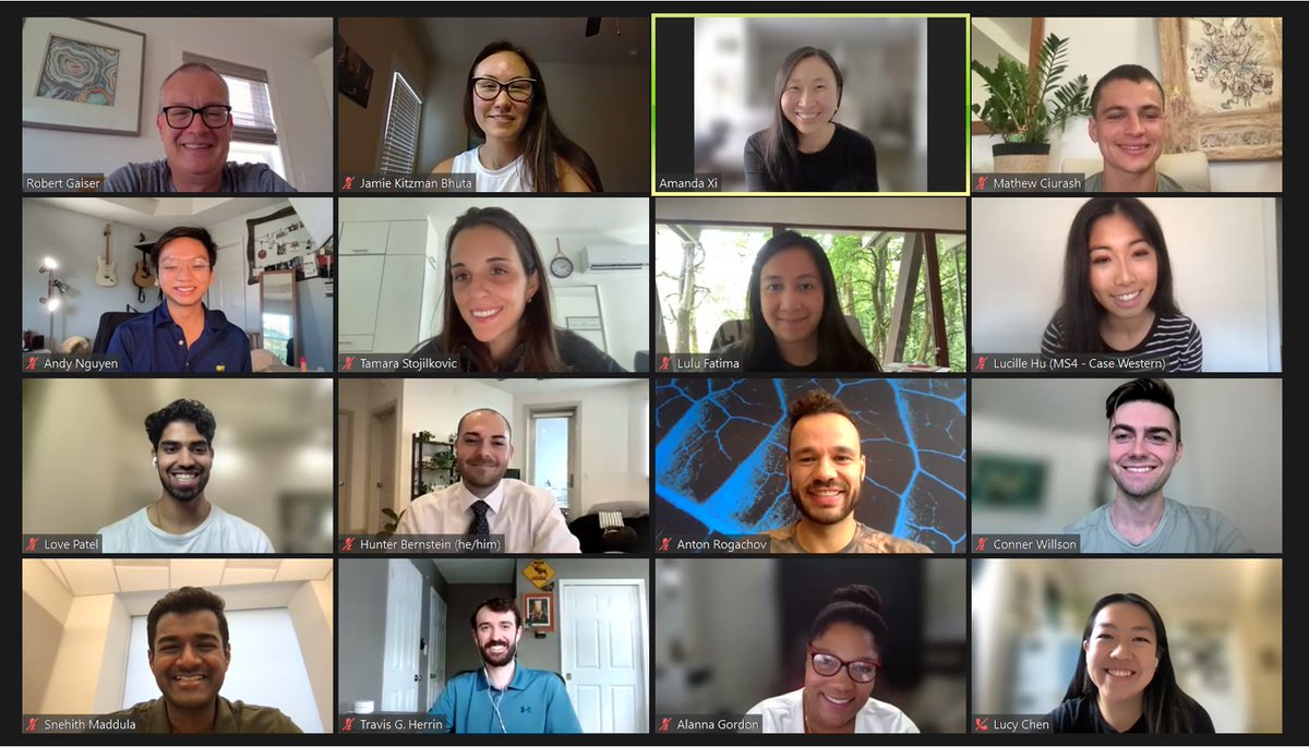 Kicked off the #Match2024 #anesthesia Virtual Pre-Op program with this 🌟 STELLAR 🌟 group of #anesthesiology-bound applicants! Thanks to @RobertGaiser1 and Dr. Kitzman for volunteering as faculty preceptors. #meded #MedStudentTwitter Sign up here: bit.ly/preop2023