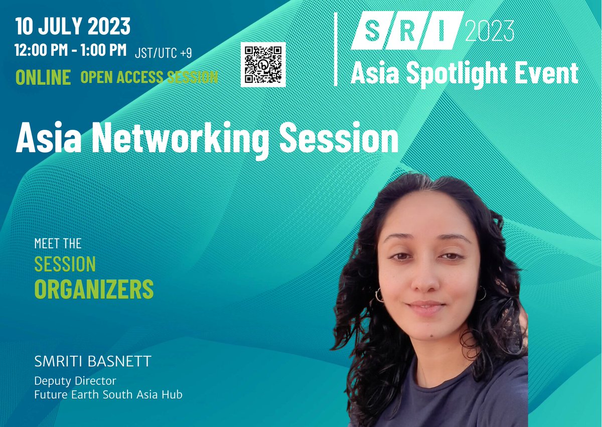 Giles (@giles_sb) on Twitter photo Join us for the <a href="/FutureEarth/">Future Earth (@futureearth.bsky.social)</a> <a href="/SRICongress/">Sustainability Research & Innovation Congress</a> Asia Spotlight Event ๐ Networking Session ๐บ happening from 12:00 (JST). There will be a great set of speakers and time to connect with others.
๐ซดAccess: 2023.sricongress.org/agenda/sessionโฆ Join us for the <a href="/FutureEarth/">Future Earth (@futureearth.bsky.social)</a> <a href="/SRICongress/">Sustainability Research & Innovation Congress</a> Asia Spotlight Event ๐ Networking Session ๐บ happening from 12:00 (JST). There will be a great set of speakers and time to connect with others.
๐ซดAccess: 2023.sricongress.org/agenda/sessionโฆ