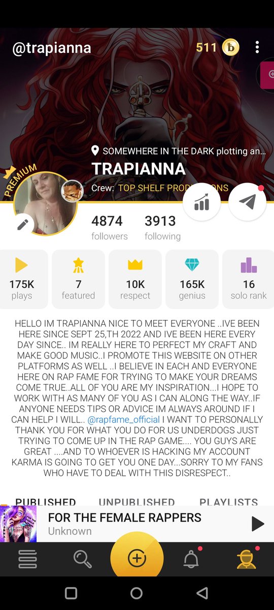 Trapianna47's tweet photo. COME CHECK ME OUT ON https://t.co/pPiU5EaUTh 
IM DOING MY DAMN THANG https://t.co/5poPDPWEvx