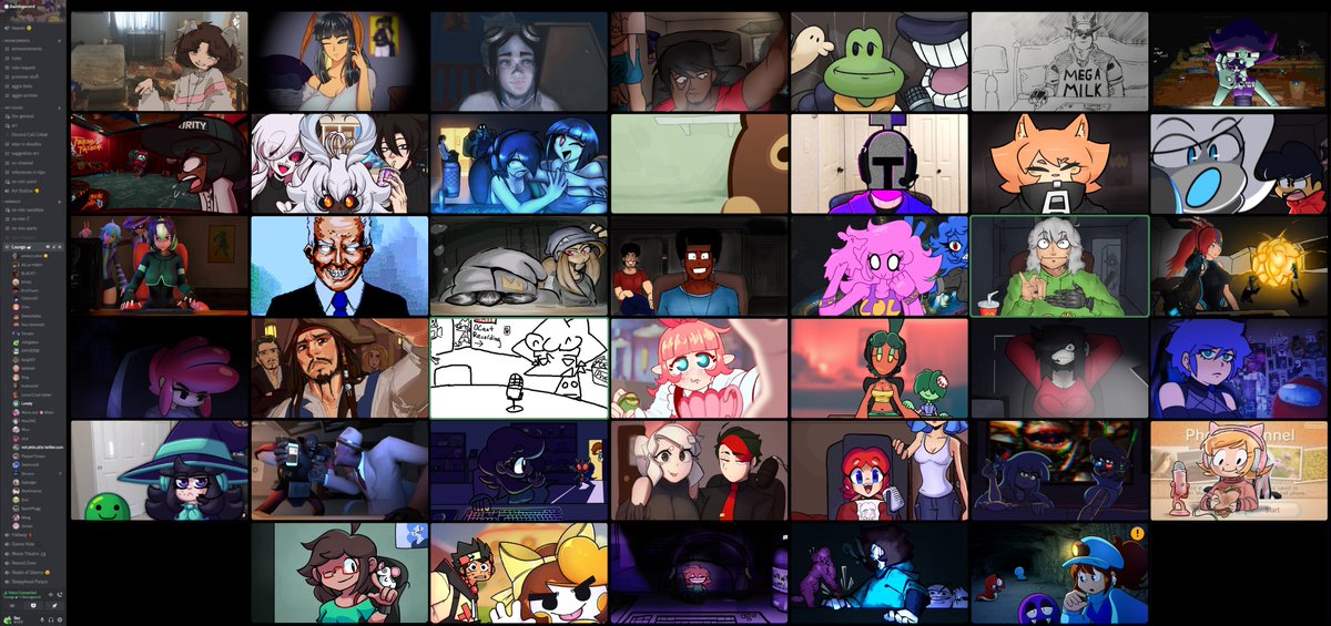 THE DISCORD CALL COLLAB

PARTICIPANTS BELOW