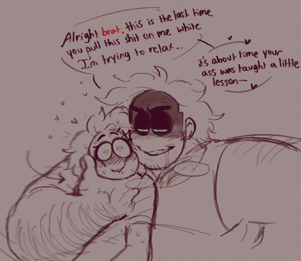 AverrBaverr's tweet photo. Taught a little lesson 😏♥️

#spookymonthnsfw https://t.co/wdzpcYWCgE