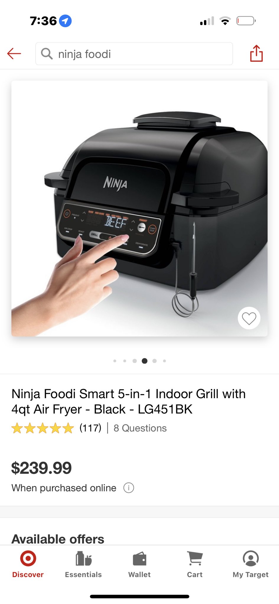 Dominique 🌱 on Twitter "If anyone wants a Ninja Foodi for 19.99 run