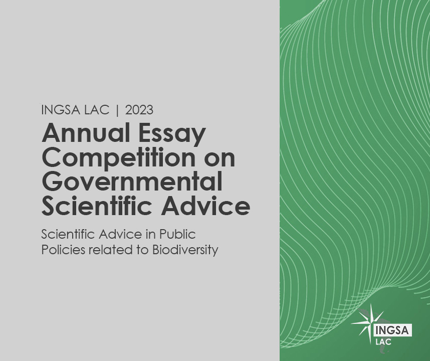 OPPORTUNITY: 2023 <a href="/INGSAlac/">INGSA Latinoamérica y el Caribe</a> Essay competition - Topic: Environment and Biodiversity. Calling all scientists, policymakers, #scienceadvice practitioners! Submit your essay in English, Spanish or Portuguese to win USD300 - Deadline: 15th August

More Info: buff.ly/43o3kZj