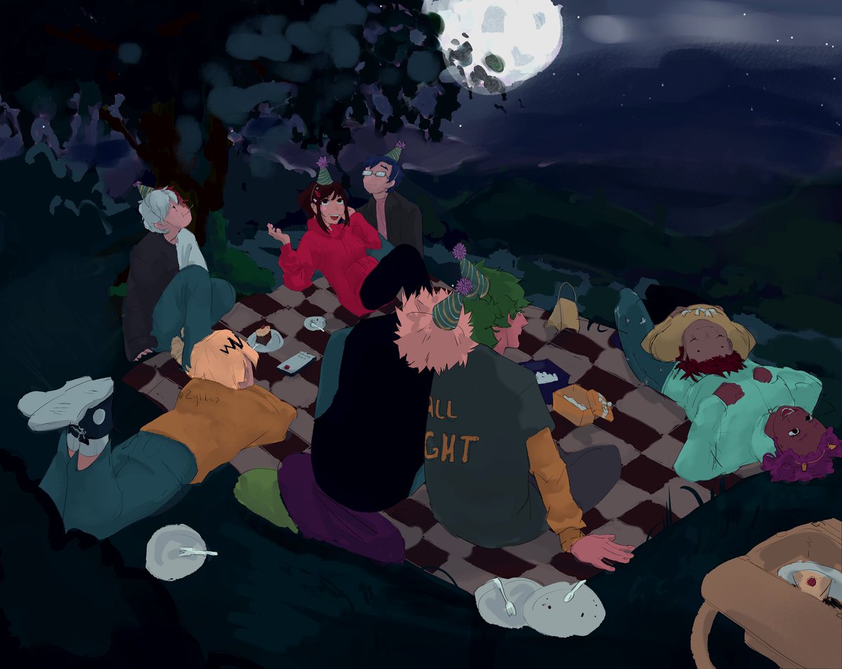 scythism_ad's tweet photo. Midnight party under the stars✨

My gift for @KalloWrites for #DKBKbday23 exchange! @dkbk_bdexchange ❤️ https://t.co/i8wsc4tMqL