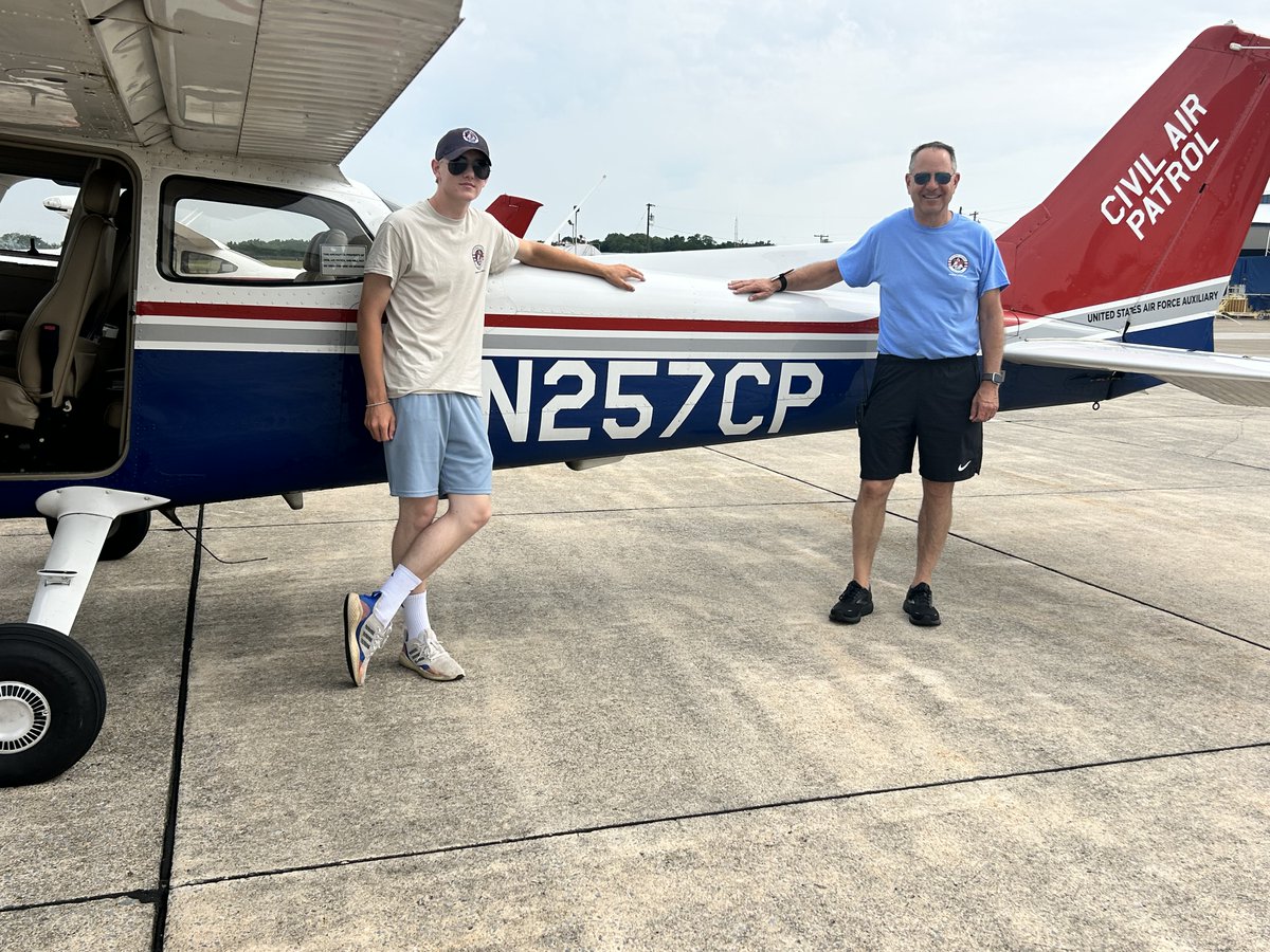 Excited for my first <a href="/CivilAirPatrol/">Civil Air Patrol</a> cadet to solo at the National Flight Academy in Hagerstown MD. Bright future ahead for this #nextgenaviator