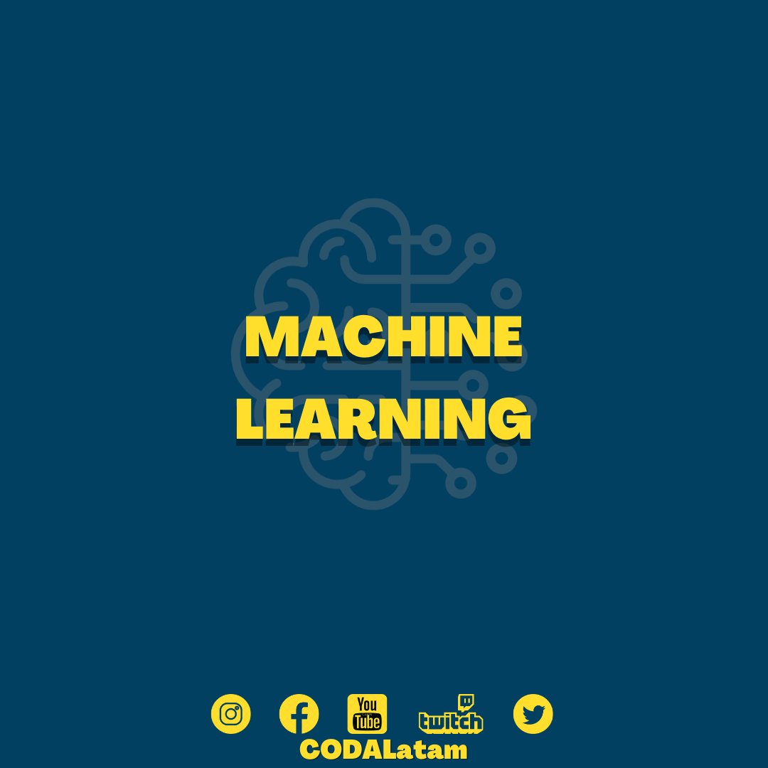 CODALatam's tweet photo. MACHINE LEARNING
Abordamos algunos conceptos generales sobre Machine Learning.
#CODALatam #programacion #machinelearning #programmer #code #development https://t.co/T2TdznREHz