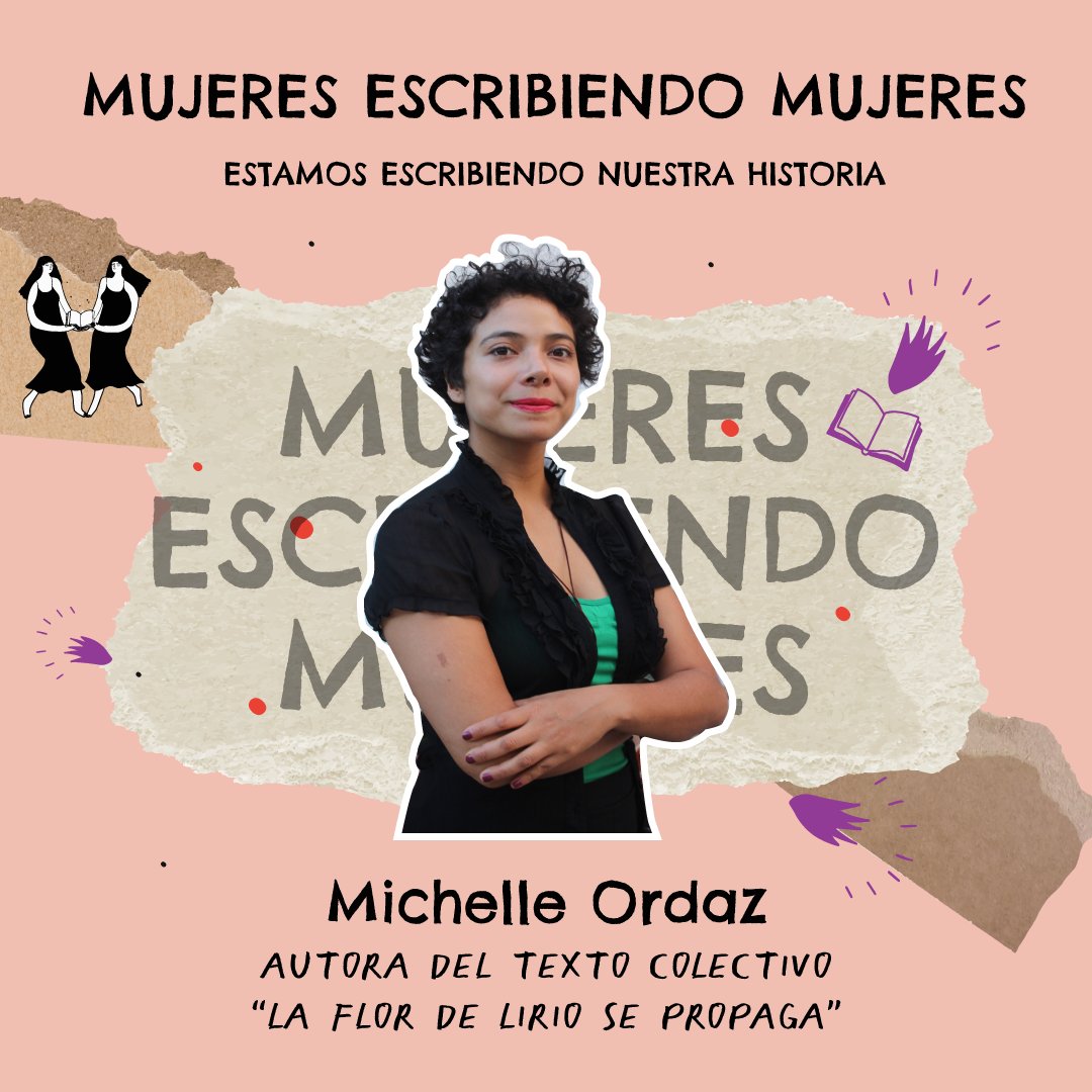 RedMedeas's tweet photo. Michelle Ordaz forma parte de Mujeres Escribiendo Mujeres quien es coautora del texto colectivo "La Flor de Lirio se propaga", una biografía que relata los caminos y pensares de Sayuri Navarro. Estamos honradas con la presencia y hermosas palabras compartidas. #LatimosJuntas https://t.co/8BIqVgpNnY