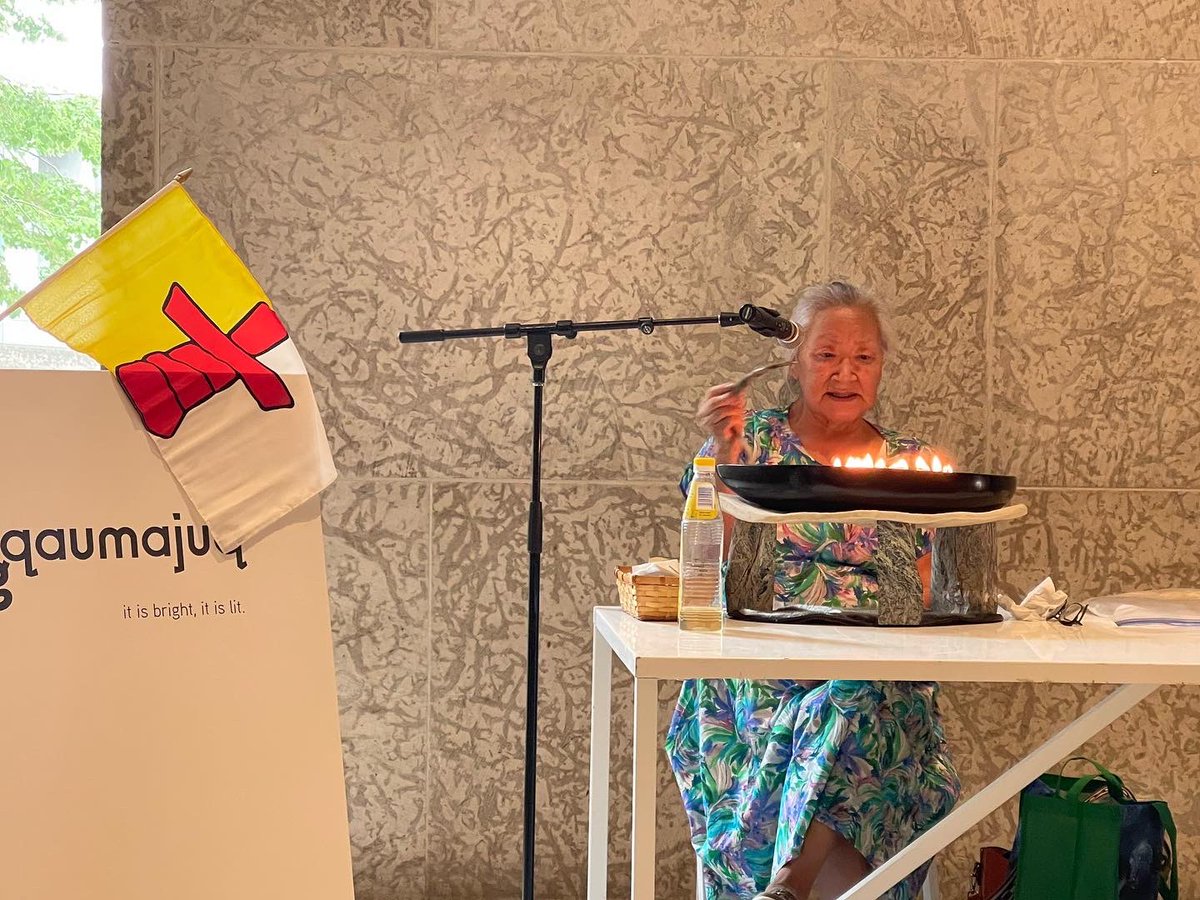 I was thrilled to attend the signing of a memorandum of understanding between the Manitoba Inuit Association and WAG-Qaumajuq. This partnership will increase engagement with the #Inuit community here in Winnipeg through Inuktitut tours, student mentorship and knowledge sharing.