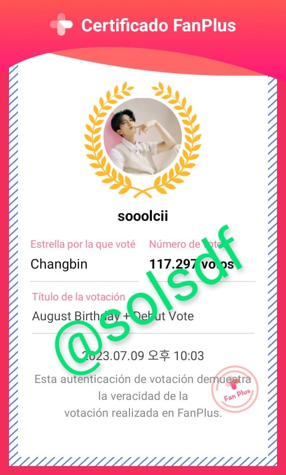 solsdf's tweet photo. @SKZ_FanPlus Total: 117,297 VTs 
Entering for all prizes ❤️

#TOPLINEwithChangbinOnFP https://t.co/w9Q68MgeDm