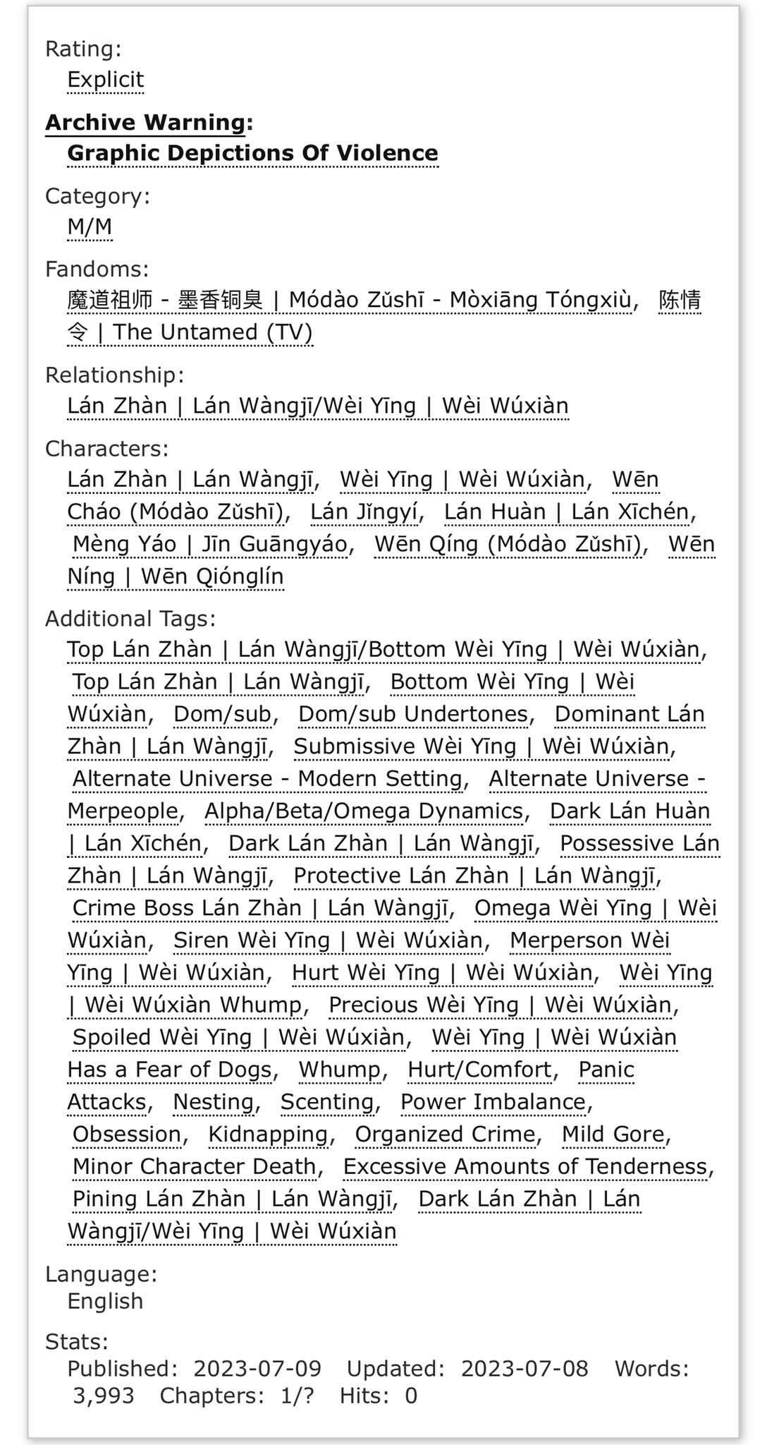 🍶🍉 on Twitter "luminous 🧜🏻‍♀️ wangxian 55k+ wip, rated E 🧜🏻‍♀️ crime