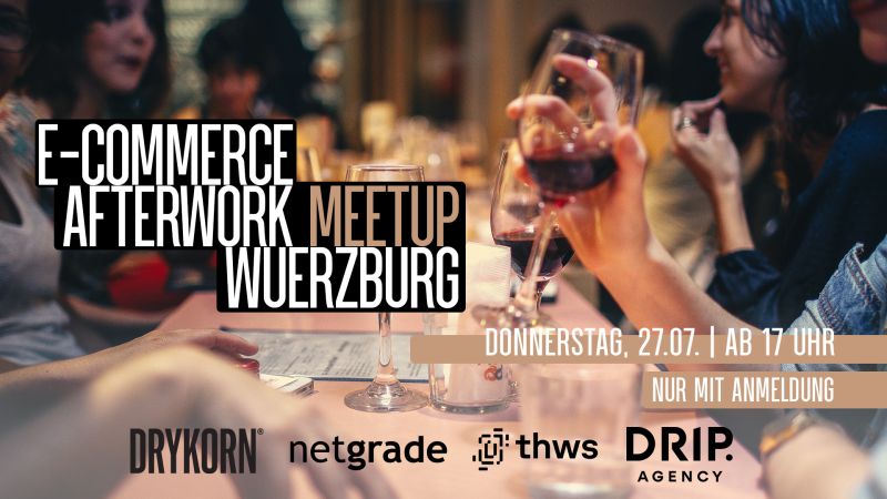 Mario Fischer (@mariofischer) on Twitter photo Achtung: #Wuerzburg - #ECommerce Treffen!
Sicher Dir deinen Platz, indem Du eine E-Mail mit dem Betreff "Anmeldung E-Commerce Afterwork Meetup" an lars@dripagency.de sendest. Bitte gib dabei Deinen Namen, Deine Company und Kontaktdaten an. TlnZahl ist begrenzt! Hurry up! Achtung: #Wuerzburg - #ECommerce Treffen!
Sicher Dir deinen Platz, indem Du eine E-Mail mit dem Betreff "Anmeldung E-Commerce Afterwork Meetup" an lars@dripagency.de sendest. Bitte gib dabei Deinen Namen, Deine Company und Kontaktdaten an. TlnZahl ist begrenzt! Hurry up!