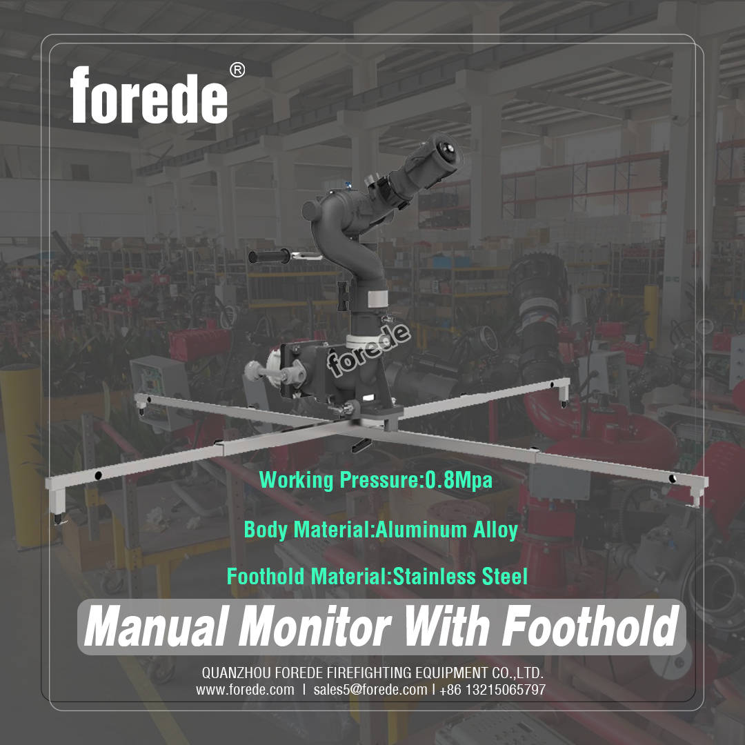 AlainaSu_forede's tweet image. FOREDE Fixed Manual Water Monitor With Foothold

Contact Seth for more details:
Email: Sales5@forede.com
Whatsapp/Mobile Phone: +86 132 1506 5797
#forede #firesolution #firefighting #manualfiremonitor #firesafety #fireequipment #fyp