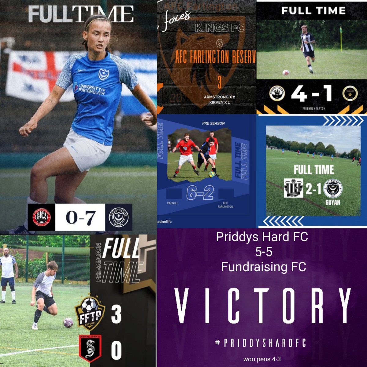 Pompey_Football's tweet photo. ⚽️ Sunday Results ⚽️
#PreSeason
@PompeyWomen (a) 0-7 W
#Localgames
@AFCFarlington 2-6 @padnell_fc
@EmsworthTown #Res 4-1 @ftfc2017 #Res
@fftp_fc 3-0 W
#afcsolent 2-1 L
@PriddysC 5-5
@Fundraising_FC (Pens 4-3)
#AFCFarlingtonRes 6-3 L
#wellplayedAll 👍 https://t.co/0o9IQdeOE6