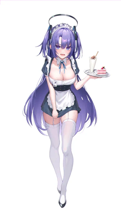 #ブルアカ #ブルーアーカイブ メイドユウカ  