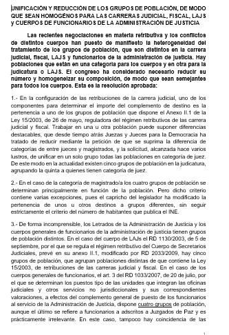 JpDemocracia's tweet photo. 🟢El #37CongresoJJpDBilbao reclama unificar los grupos de población de judicatura, fiscalía, LAJs y Cuerpos de funcionarixs de la Administración de Justicia

➡️Sólo tres grupos, semejantes para todos y con las mismas poblaciones 👇 https://t.co/jx3171Gi05
