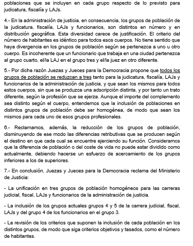 🟢El #37CongresoJJpDBilbao reclama unificar los grupos de población de judicatura, fiscalía, LAJs y Cuerpos de funcionarixs de la Administración de Justicia

➡️Sólo tres grupos, semejantes para todos y con las mismas poblaciones 👇