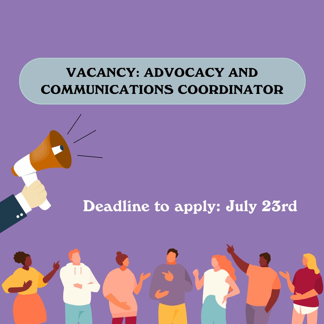 📢 We are hiring! Are you passionate about #advocacy, #SRHR and #communications?
Join our amazing team to contribute to more inclusive, fun, and diverse spaces for advocacy and connect to young people from all around the world!

Find more information here: choiceforyouth.org/about/join-us/…