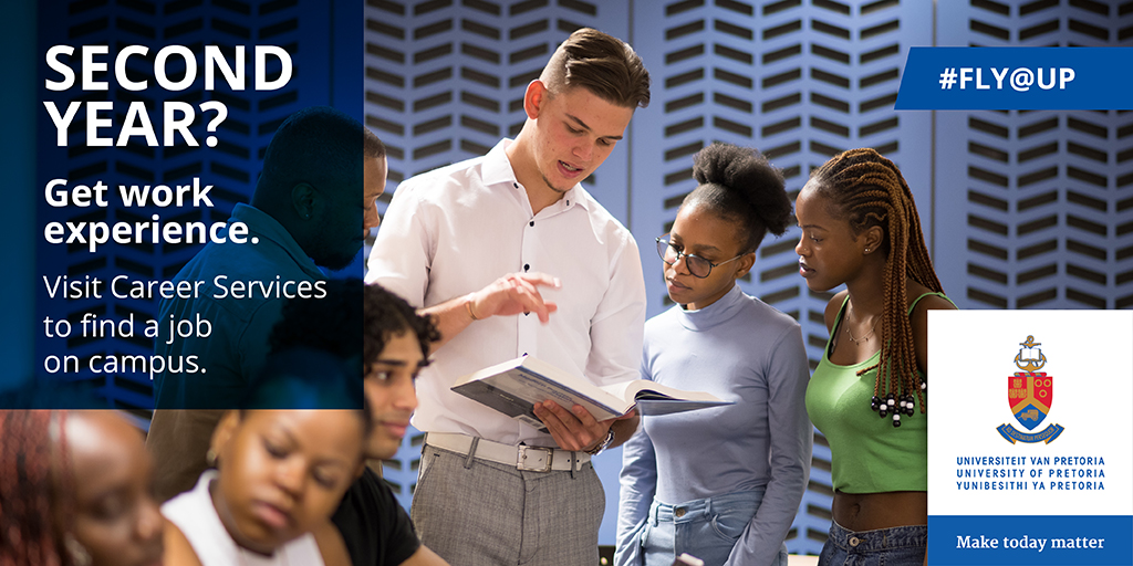 UPTuks's tweet image. GET EXPERIENCE TODAY: In second year it’s time to start preparing for the workplace. UP’s Career Services Dept can help you get work experience via an on-campus job. Attend a #UPCareerFair to engage with experts in your industry. Getting #ReadyForWork is #TheUPWay.