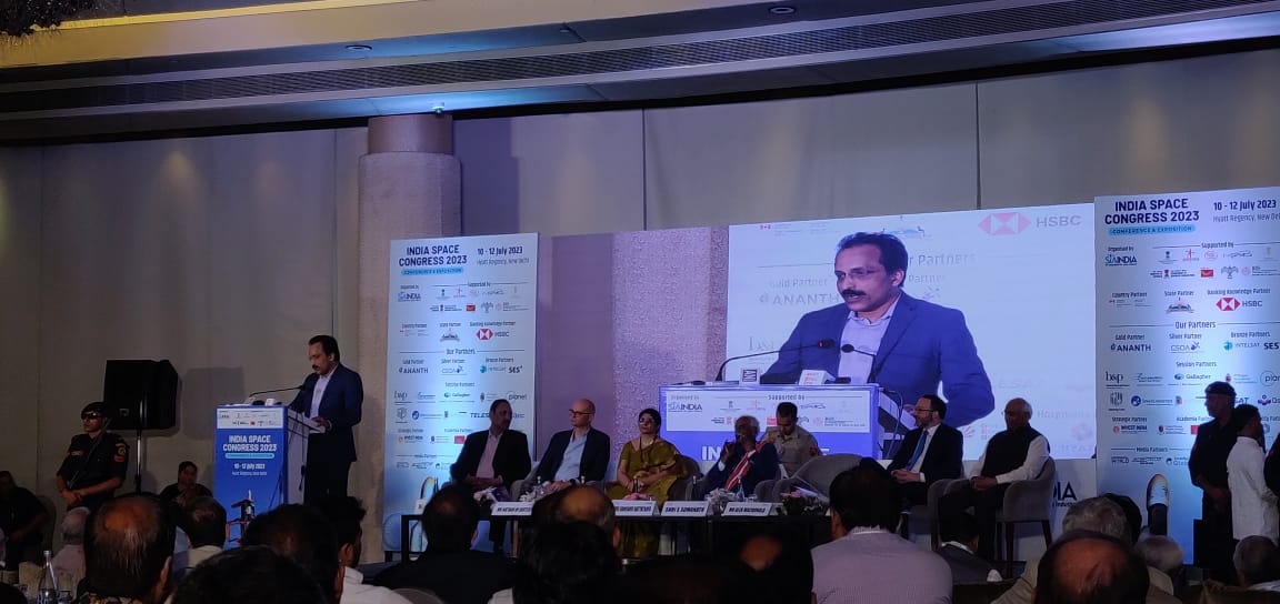stratnews_tech's tweet image. Special address by S Somanath, Secretary DOS &amp;amp; Chairman, @isro  

@satcom_india @girichaitanya19 #spaceforall #spaceconference #2ndISC2023 #isro