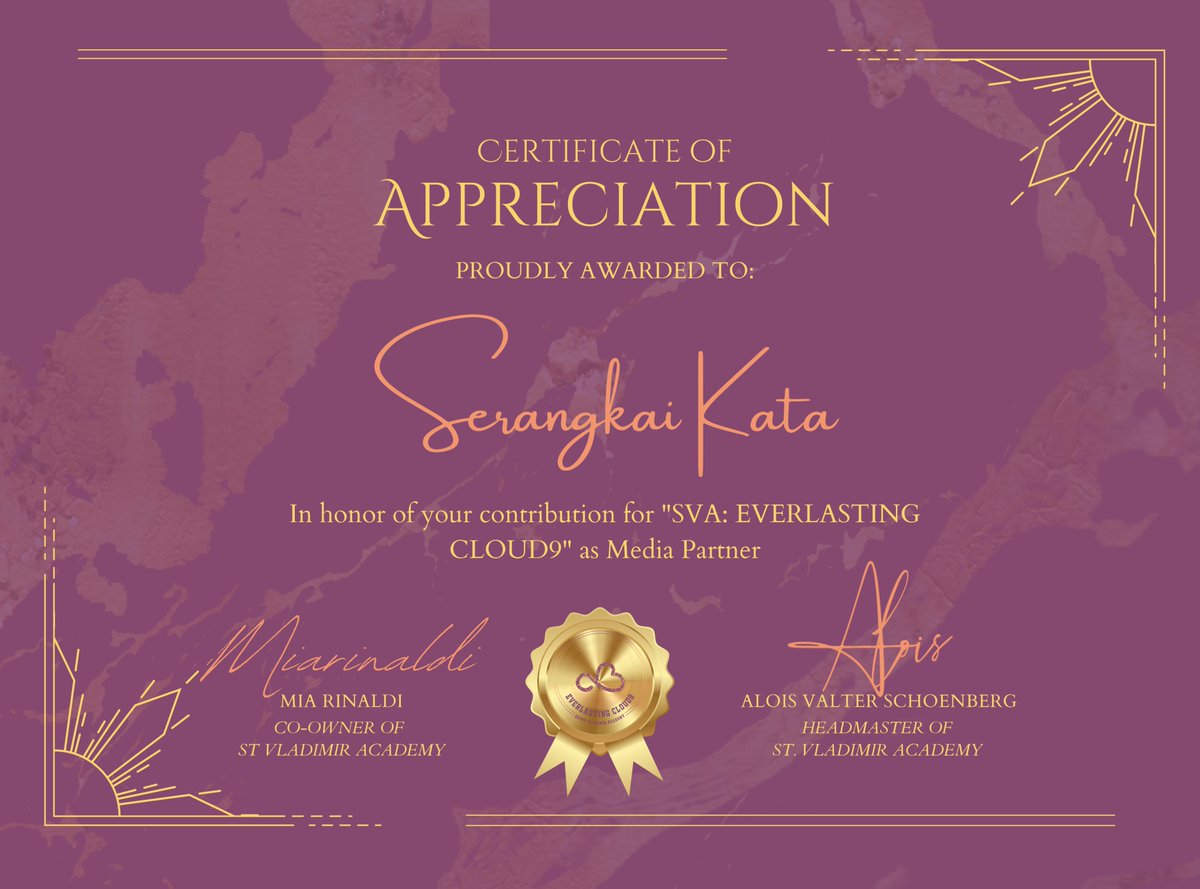 SVA_Invitation's tweet photo. ⠀
Dear Serangkai Kata (@RANGKAlPROJECT ), it was really a great experience working with you. We are really grateful to have you as our Media Partner, we hope we can work with you again. Thank you. 
⠀ https://t.co/FW1GP2o5pH