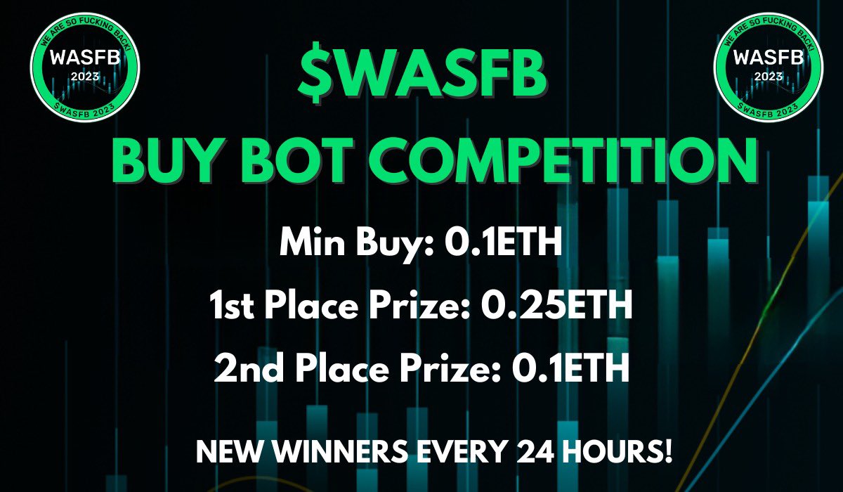 wasfbcoin's tweet photo. It’s like cashback but cashback chance on a lottery ticket. 

Daily buy competitions inside 
https://t.co/znkOQo63TJ https://t.co/8rID7Nk5mC
