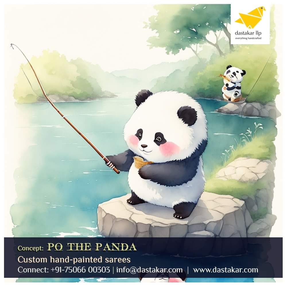 dastakarllp's tweet photo. Po the Panda!

Bring in a playful element to your saree with these adorable Pandas painted on them in a water colour style. 

#paintedsaree #handpainted #artonsari #dastakarllp #laalilaaboni #ilovehandloom #handloomlove #sareelove #silksari #silkcotton #pandapainting #pothepanda https://t.co/ApAwtNI1RM