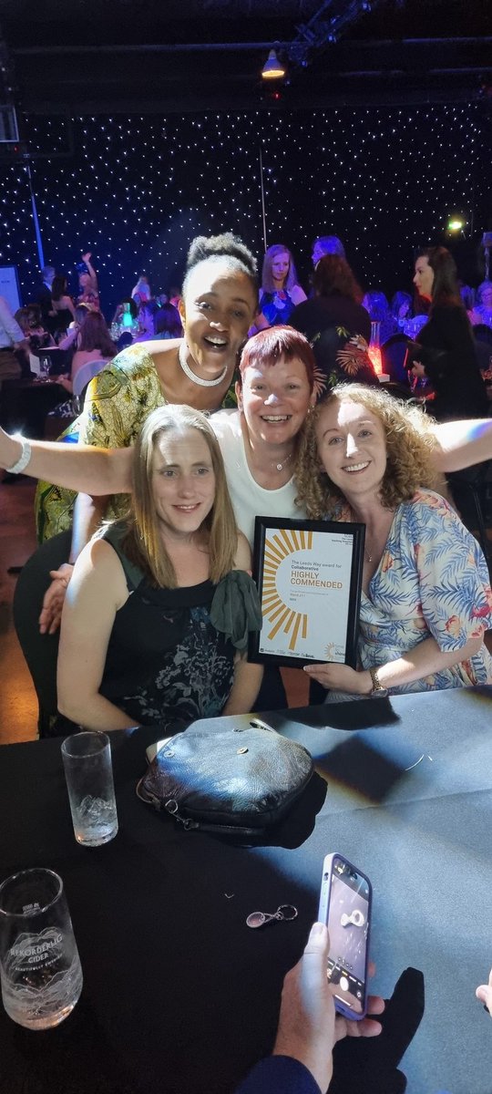 Very lucky to have been able to go to the @LeedsHospitals Time to Shine awards with the wonderful J11 team! Congratulations on being highly commended! Congratulations to Kirsty Hambleton on winning an award for unsung hero! 👏👏