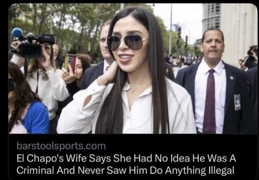 El Chapo's wife Emma Coronel Aispuro says
