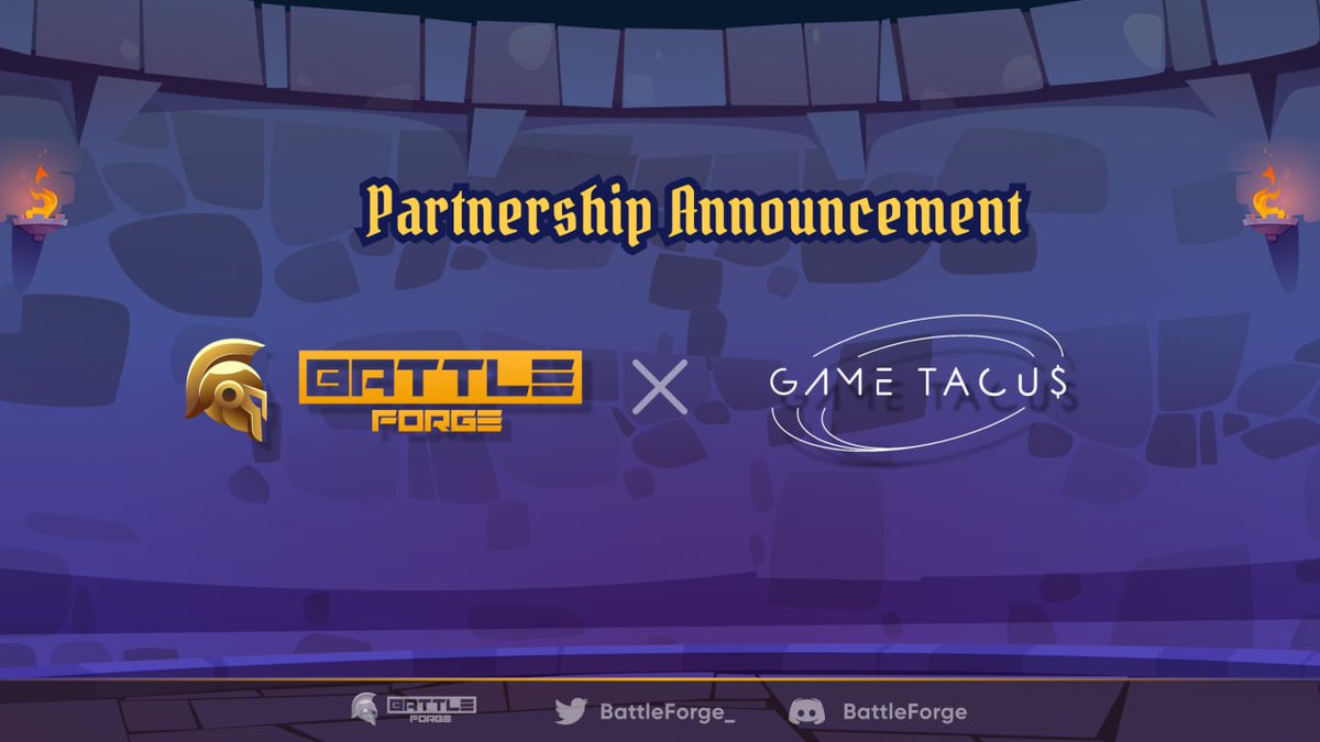 BattleForge_'s tweet photo. ๐Exciting Partnership Announcement!
๐ฅGlad to announce a partnership with @Gametacus2023 .
Gametacus is a Casual and midcore gameย in harnessing blockchain technology.
๐Stay tuned for more exciting news and campaigns.
#zkSync #BattleForge #NFT #zkSyncEra #GameFi https://t.co/r6UBxQFdq0